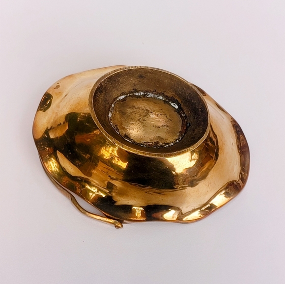 Solid Brass Basket with Handle - Picture 6 of 6